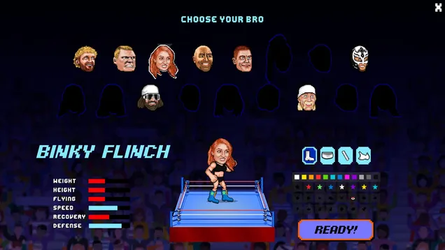 Wrestle Bros characters